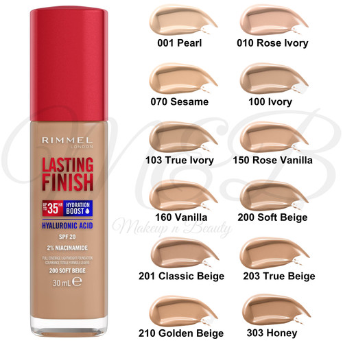 Fondotinta rimmel lasting - fondotinta,
